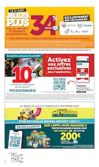 Catalogue U Express de la semaine "U Express" avec 2 pages, valide du 25/08/2026 au 06/09/2026 pour Sari-Solenzara et alentours Prospectus U Express de la semaine "U Express" avec 2 pages, valide du 25/08/2026 au 06/09/2026 pour Sari-Solenzara et alentours
