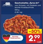 Geschnetzeltes "Gyros Art" Angebote von Gut Ponholz bei Netto Marken-Discount Wolfsburg für 2,99 €