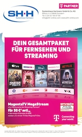 Aktueller Systemhaus Hartmann Prospekt mit Apple, "DEIN GESAMTPAKET FÜR FERNSEHEN UND STREAMING", Seite 1