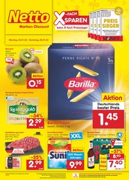 Netto Marken-Discount Prospekt "Aktuelle Angebote" für Mittenwalde, 46 Seiten, 23.01.2023 - 28.01.2023 Netto Marken-Discount Prospekt "Aktuelle Angebote" für Mittenwalde, 46 Seiten, 23.01.2023 - 28.01.2023