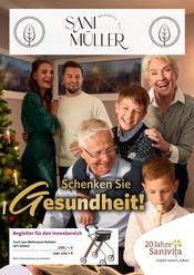 Aktueller Sanitätshaus Müller e.K. Sanitätshäuser Prospekt in Solingen und Umgebung, "Schenken Sie Gesundheit!" mit 6 Seiten, 12.11.2025 - 31.01.2026