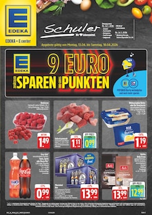 E center Prospekt der Woche "Wir lieben Lebensmittel!" Seite 1, 13.04.2026 bis 18.04.2026 für Nürnberg Aktueller E center Prospekt "Wir lieben Lebensmittel!" Seite 1 von 30 Seiten für Nürnberg