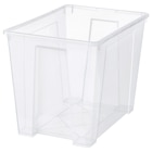 Box transparent 56x39x42 cm/65 l Angebote von SAMLA bei IKEA Herne für 9,99 €