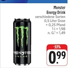 Aktuelles Energy Drink Angebot bei EDEKA in Bamberg ab 0,99 €