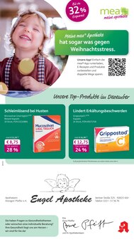 mea - meine apotheke Prospekt der Woche "Unsere Dezember-Angebote" Seite 1, 01.12.2025 bis 31.12.2025 für Köln Aktueller mea - meine apotheke Prospekt "Unsere Dezember-Angebote" Seite 1 von 4 Seiten für Köln