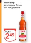 Sirup Angebote von Toschi bei GLOBUS Worms für 2,49 €