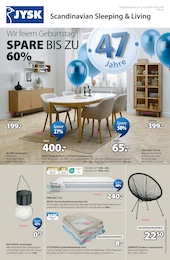 JYSK Prospekt für Kamp-Lintfort: "Wir feiern Geburtstag! SPARE BIS ZU 60%", 9 Seiten, 21.03.2026 - 02.05.2026