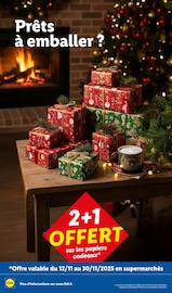 Papier Cadeau Angebote im Prospekt "Jusqu'à 65% de réduction !" von Lidl auf Seite 48