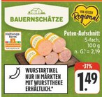 Aktuelles Puten-Aufschnitt Angebot bei nah und gut in Würzburg ab 1,49 €