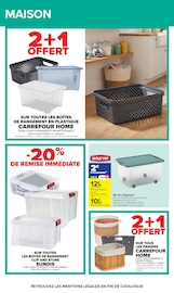 Promos Boîte De Rangement dans le catalogue "Carrefour" de Carrefour Boîte De Rangement en promo dans le catalogue Carrefour à la page 71