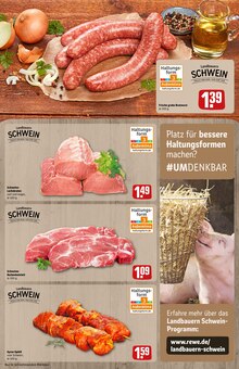 Schweinebraten im REWE Prospekt "Dein Markt" mit 30 Seiten (Mannheim)