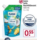 Seife Nachfüllbeutel Angebote von Isana bei Rossmann Freiberg für 0,55 €