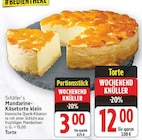 Mandarine-Käsetorte klein von Schäfer's im aktuellen E center Prospekt