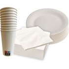 SUR TOUTE LA VAISSELLE À JETER BLANCHE : ASSIETTES, SERVIETTES ET GOBELETS - CARREFOUR HOME - Carrefour à Vanves SUR TOUTE LA VAISSELLE À JETER BLANCHE : ASSIETTES, SERVIETTES ET GOBELETS - CARREFOUR HOME en promo chez Carrefour Vanves