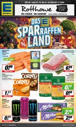Supermarkt Prospekt von EDEKA Telgte EDEKA Prospekt: "Aktuelle Angebote", 17 Seiten, 27.10.2025 - 01.11.2025