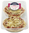 Pizza jambon emmental ou jambon emmental champignons - U Express à Reims Pizza jambon emmental ou jambon emmental champignons en promo chez U Express Reims à 7,35 €