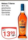 Aktuelle Spirituosen Angebote bei GLOBUS in Halle (Saale) Aktuelles Metaxa 7 Sterne Angebot bei GLOBUS in Halle (Saale) ab 13,99 €