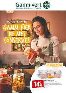 Prospectus Gamm vert de la semaine "GAMM FIER DE MES CONSERVES" avec 4 pages, valide du 07/01/2026 au 18/01/2026 pour Lucciana et alentours