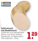 E center Mannheim - Leberwurst mit Kalbfleisch Angebot im Prospekt Leberwurst mit Kalbfleisch bei E center im Mannheim Prospekt für 1,29 €