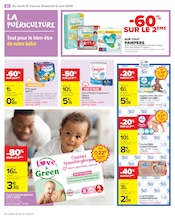 Promos Couches dans le catalogue "Carrefour Market" de Carrefour Market Couches en promo dans le catalogue Carrefour Market à la page 32