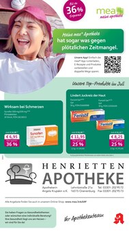 Aktueller mea - meine apotheke Prospekt "Unsere Juli-Angebote" für Oranienburg Aktueller mea - meine apotheke Prospekt für Oranienburg mit Seiten