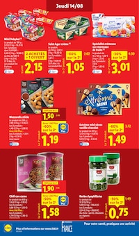 Promotion Meule dans le prospectus Lidl, valable du 14/08/2025 au 20/08/2025 Promo Meule dans le catalogue Lidl du moment à la page 12