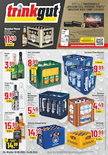 Jack Daniels im aktuellen Trinkgut Prospekt (Osnabrück) Jack Daniels im Trinkgut Prospekt "Aktuelle Angebote" mit 6 Seiten (Osnabrück)