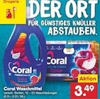 Waschmittel Angebote von Coral bei Netto Marken-Discount Neu-Ulm für 3,49 €