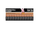 Classic AA Batterie, Alkaline, 1.5 Volt 32 Stück von DURACELL im aktuellen MediaMarkt Saturn Prospekt für 19,99 €