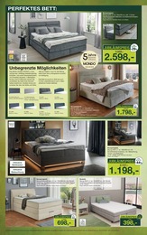 Möbel Inhofer Boxspringbett im Prospekt 