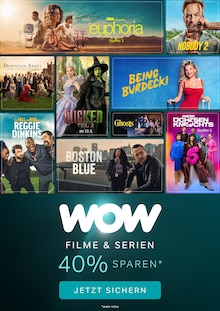 Aktueller WOW Prospekt (Kasendorf, 1 Seite zum blättern WOW Prospekt 40% sparen* mit 1 Seite