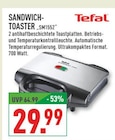 Sandwich-Toaster SM1552 Angebote von Tefal bei Marktkauf Bielefeld für 29,99 €