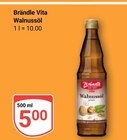 Walnussöl im Angebot bei GLOBUS in Siegen Walnussöl Angebote von Brändle Vita bei GLOBUS Siegen für 5,00 €