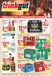 Aktueller Trinkgut GetrĂ€nkemĂ€rkte Prospekt fĂŒr Koblenz 15.12.2025 - 20.12.2025 Trinkgut Prospekt fĂŒr Koblenz mit 26 Seiten