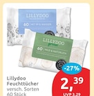 Feuchttücher mit 99% Wasser von Lillydoo für 2,39 € bei budni im Angebot Feuchttücher mit 99% Wasser von Lillydoo im aktuellen budni Prospekt