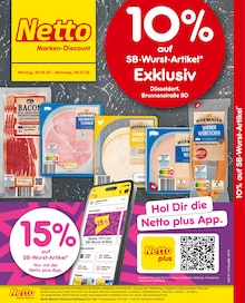 Aktueller Netto Marken-Discount Düsseldorf Prospekt Netto Marken-Discount Düsseldorf Prospekt "10% auf SB-Wurst-Artikel" mit 2 Seiten