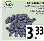 Heidelbeeren von Bio im aktuellen EDEKA Prospekt für 3,33 €