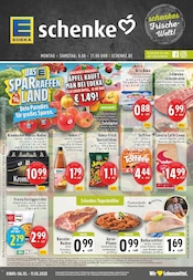 Wurst im EDEKA Prospekt in Gütersloh Aktueller EDEKA Prospekt mit Wurst, "Aktuelle Angebote", Seite 1