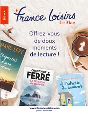 Prospectus Librairie & Culture de France Loisirs, "Offrez-vous de doux moments de lecture !", valable du 01/01/2023 au 28/02/2023 