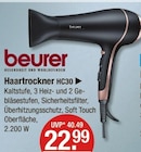 Haartrockner HC30 von beurer im aktuellen V-Markt Prospekt für 22,99 €