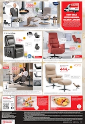 Relaxsessel im Möbelzentrum Pforzheim Prospekt in Karlsruhe Aktueller Möbelzentrum Pforzheim Prospekt mit Relaxsessel, "Weihnachtsmarkt eröffnet!", Seite 12