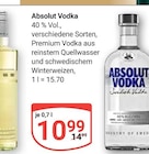 Vodka im Angebot bei GLOBUS in Frankenthal Vodka Angebote von Absolut bei GLOBUS Frankenthal für 10,99 €