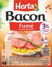 Bacon Fumé 15 Tranches - HERTA à 0,64 € dans le catalogue Intermarché Hyper