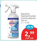 Textilerfrischer Frische Wäsche von Sagrotan im aktuellen budni Prospekt