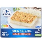 Colin d'Alaska cuisiné surgelé - CARREFOUR EXTRA - Carrefour à Béziers Colin d'Alaska cuisiné surgelé - CARREFOUR EXTRA en promo chez Carrefour Béziers à 3,15 €