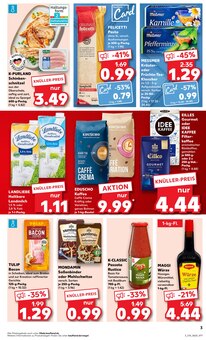 Milch im Kaufland Prospekt "Aktuelle Angebote" mit 52 Seiten (Essen)
