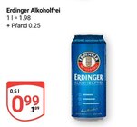 Alkoholfrei Angebote von Erdinger bei GLOBUS Pirmasens für 0,99 €