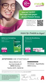 Aktueller mea - meine apotheke Apotheken Prospekt in Fraureuth und Umgebung, "Unsere August-Angebote" mit 4 Seiten, 01.08.2025 - 31.08.2025