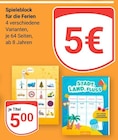 GLOBUS Lahnstein - Spieleblock für die Ferien - Variante 1 Angebot im Prospekt Spieleblock für die Ferien - Variante 1 bei GLOBUS im Lahnstein Prospekt für 5,00 €