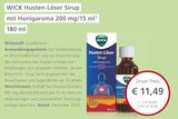 Husten-Löser Sirup mit Honigaroma bei LINDA Premiumapotheke im Königsbach-Stein Prospekt für 11,49 €
